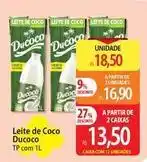 Atacadão Ducoco - leite de coco oferta
