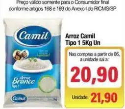 Spani Atacadista Arroz Camil Tipo 1 oferta