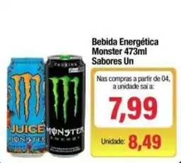 Spani Atacadista Bebida Energética Monster 473ml Sabores Un oferta