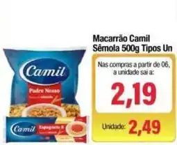 Spani Atacadista Macarrão camil sêmola oferta