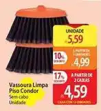 Atacadão Condor - vassoura limpa piso oferta