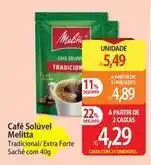 Atacadão Melitta - café solúvel oferta
