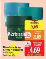 Atacadão Herbissimo - desodorante em creme oferta