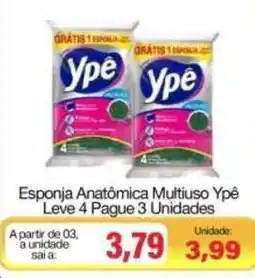 Spani Atacadista Esponja Anatômica Multiuso Ypé oferta
