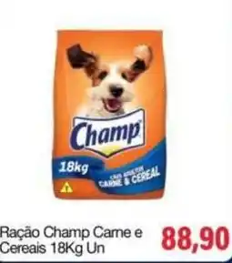 Spani Atacadista Ração Champ Carne e Cereais oferta