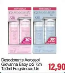Spani Atacadista Desodorante Aerossol Giovanna Baby c/2 72h oferta