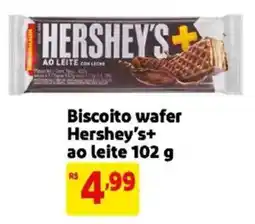 Mercado Extra Biscoito wafer Hershey's+ ao leite oferta
