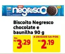 Mercado Extra Biscoito Negresco chocolate e baunilha oferta