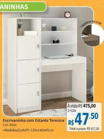 Escrivaninha com Estante Teresina
