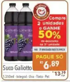 Supermercados Condor Suco galiotto oferta