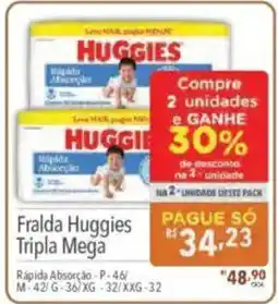 Supermercados Condor Fralda huggies tripla mega oferta