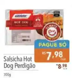 Supermercados Condor Salsicha Hot Dog Perdigão oferta