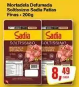 Rede Supermarket Mortadela Defumada Soltissimo Sadia Fatiadas Finas oferta