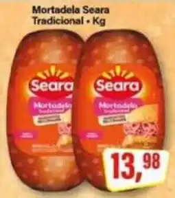 Rede Supermarket Mortadela Seara Tradicional oferta