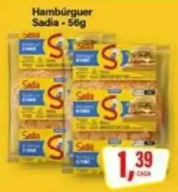 Rede Supermarket Hambúrguer Sadia oferta