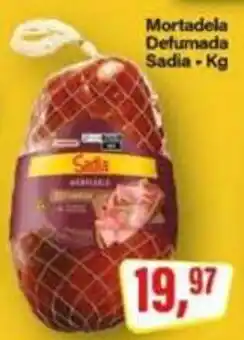 Rede Supermarket Mortadela Defumada Sadia oferta