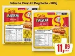 Rede Supermarket Salsicha para hot dog sadia oferta