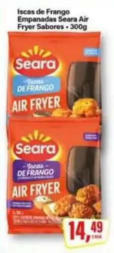 Rede Supermarket Isca de frango empanadas seara air fryer sabores oferta