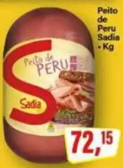 Rede Supermarket Peito de Peru Sadia oferta