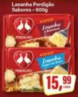 Rede Supermarket Lasanha perdigão sabores oferta