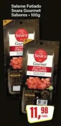 Rede Supermarket Salame Fatiado Seara Gourmet Sabores oferta