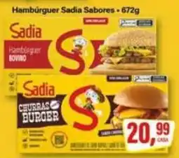 Rede Supermarket Hambúrguer Sadia Sabores oferta
