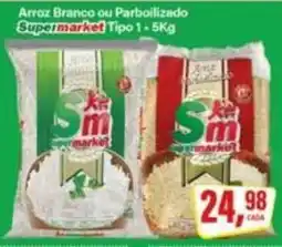 Rede Supermarket Arroz Branco ou Parboilizado Supermarket Tipo 1 oferta