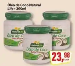 Rede Supermarket Óleo de coco natural life oferta