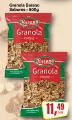 Rede Supermarket Granola Barano Sabores oferta