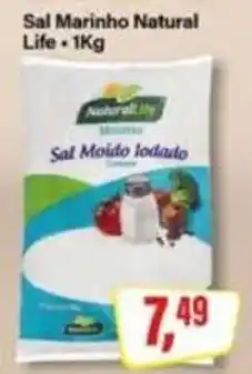 Rede Supermarket Sal Marinho Natural Life oferta