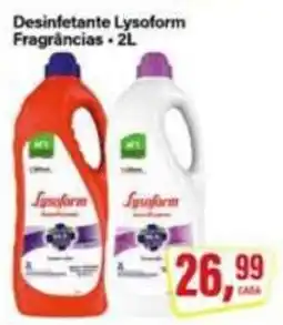 Rede Supermarket Desinfetante Lysoform fragrâncias oferta