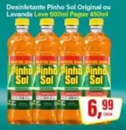 Rede Supermarket Desinfetante pinho sol original ou lavanda leve oferta