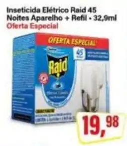 Rede Supermarket Inseticida elétrico raid 45 oferta