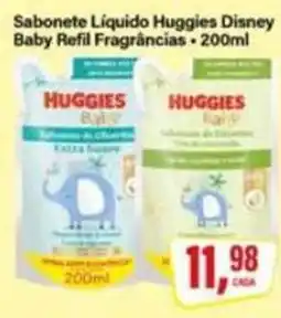 Rede Supermarket Sabonete Líquido Huggies Disney Baby Refil Fragrâncias oferta