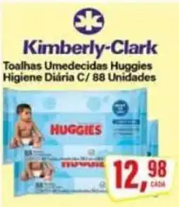 Rede Supermarket Toalhas Umedecidas Huggies Higiene Diária C oferta