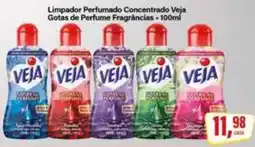 Rede Supermarket Limpador Perfumado Concentrado Veja Gotas de Perfume Fragrâncias oferta