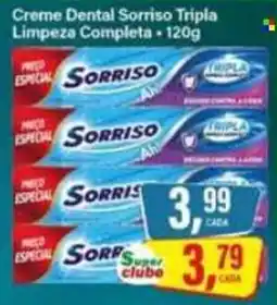Rede Supermarket Creme Dental Sorriso Tripla Limpeza Completa oferta