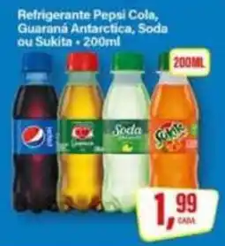 Rede Supermarket Refrigerante Pepsi Cola, Guaraná Antarctica, Soda ou Sukita oferta