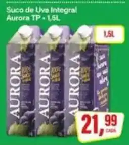 Rede Supermarket Suco de Uva Integral Aurora TP oferta