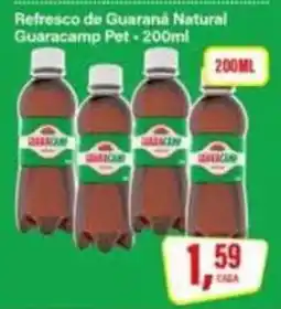Rede Supermarket Refresco de Guaraná Natural Guaracamp Pet oferta