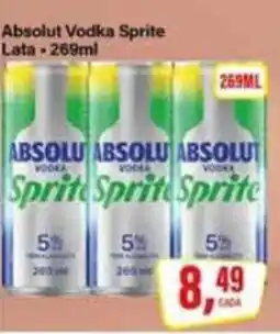 Rede Supermarket Absolut Vodka Sprite oferta
