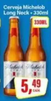 Rede Supermarket Cerveja Michelob Long Neck oferta