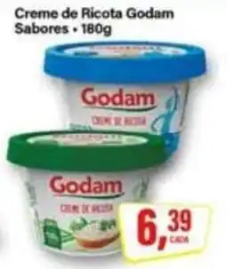 Rede Supermarket Creme de Ricota Godam oferta