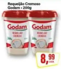 Rede Supermarket Requeijão Cremoso Godam oferta