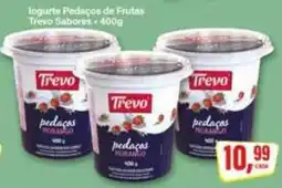 Rede Supermarket Lactose Free Pedacos de Frutas Trevo Sabores oferta