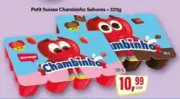 Rede Supermarket Petit Suisse Chambinho Sabores oferta