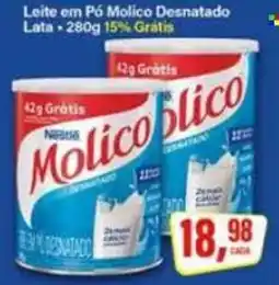 Rede Supermarket Leite em Pó Molico Desnatado oferta