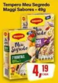 Rede Supermarket Tempero Meu Segredo Maggi Sabores oferta