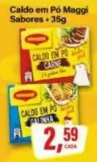 Rede Supermarket Caldo em pó maggi sabores oferta