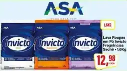 Rede Supermarket Lava Roupas em Pó Invicto Fragrâncias oferta